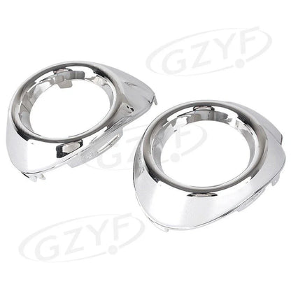 Front Fog Light Cover Bezels Trim Silver for Ford Focus (2012-2013)