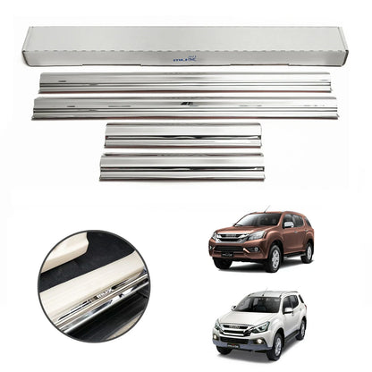 Stainless Steel Scuff Plate Door Sill Entry Guard for Isuzu MU-X (2013-2020)