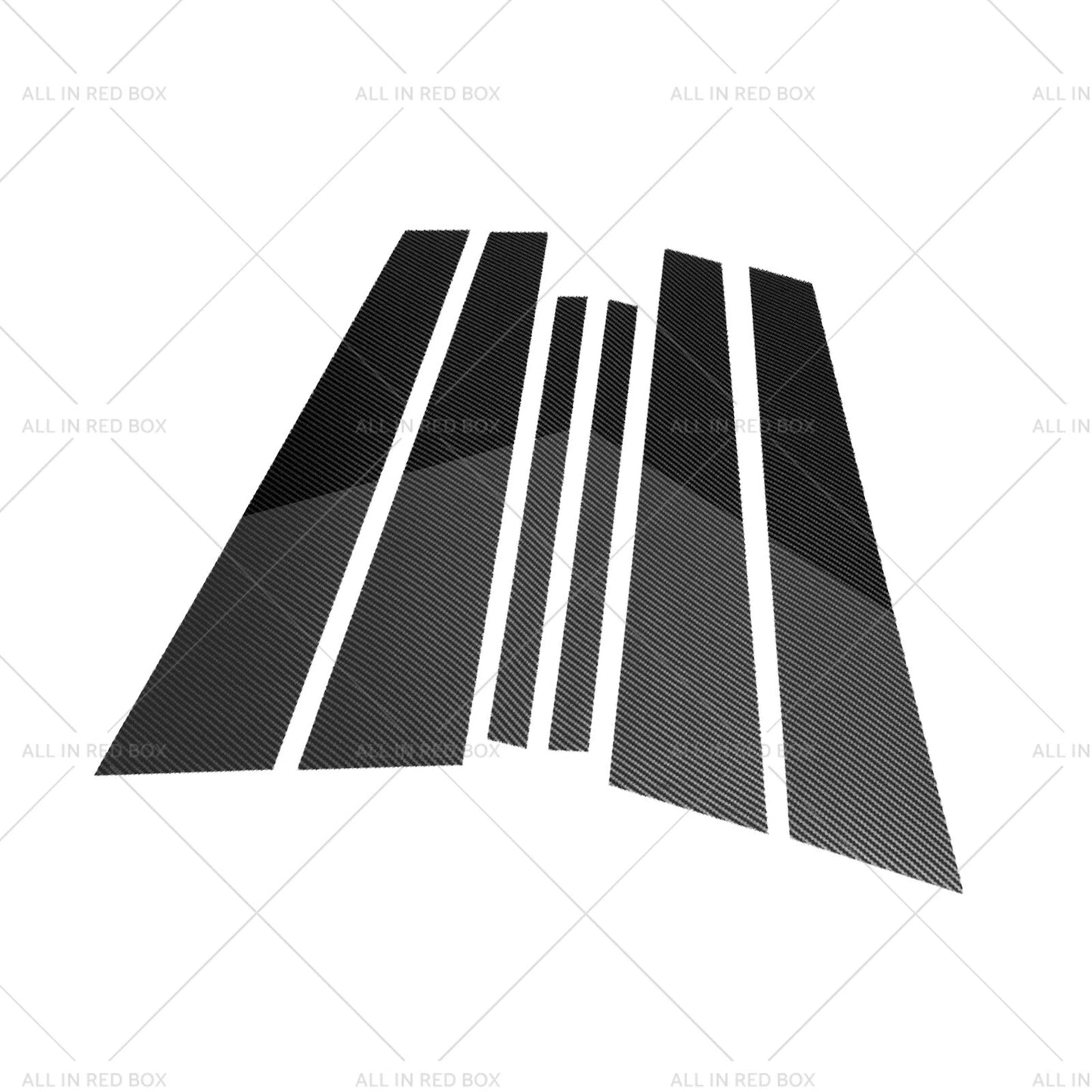 6 x Carbon Fiber Pillar Post Covers for Infiniti G35 (2002-2013)