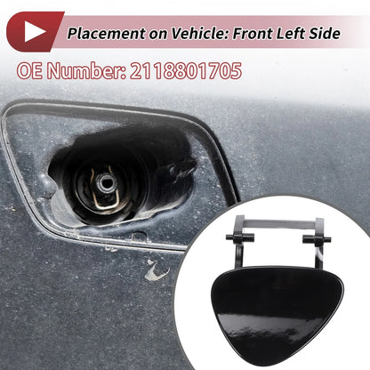 Front Left Washer Nozzle Cover for Mercedes-Benz E320 (1994-2006) Black