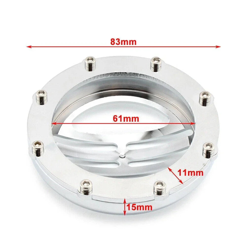 Chrome Horn Decorative Cover for Bobber Motorcycle