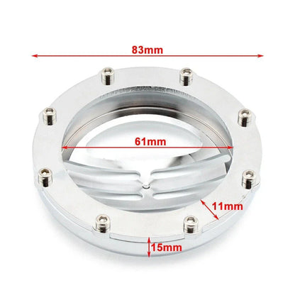 Chrome Horn Decorative Cover for Bobber Motorcycle