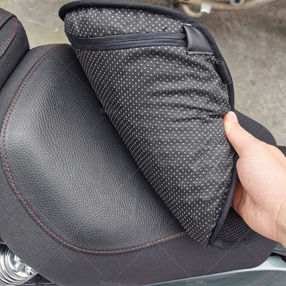 Universal Motorcycle Mesh Seat Cover Black Cloth Protector for Models