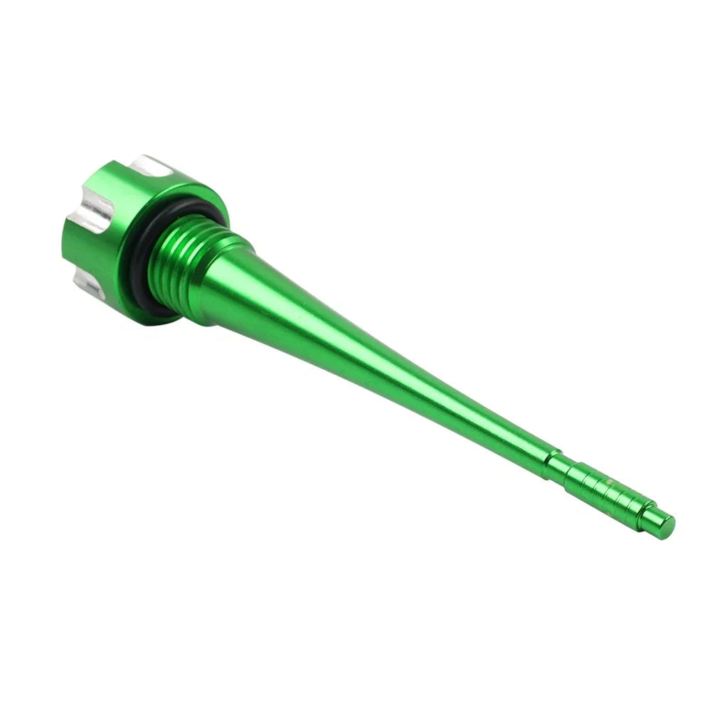 CNC Oil Dipstick Green for Lifan YX 125cc 140cc Engine Pit Dirt Bike