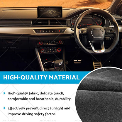Non-Slip Dash Mat for Audi Q3 2012-2018 Dashboard Cover Black