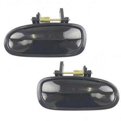 Door Handle Rear L+R Black Glossy Fits Honda Civic EK EM 4D Sedan 1996-00 D06