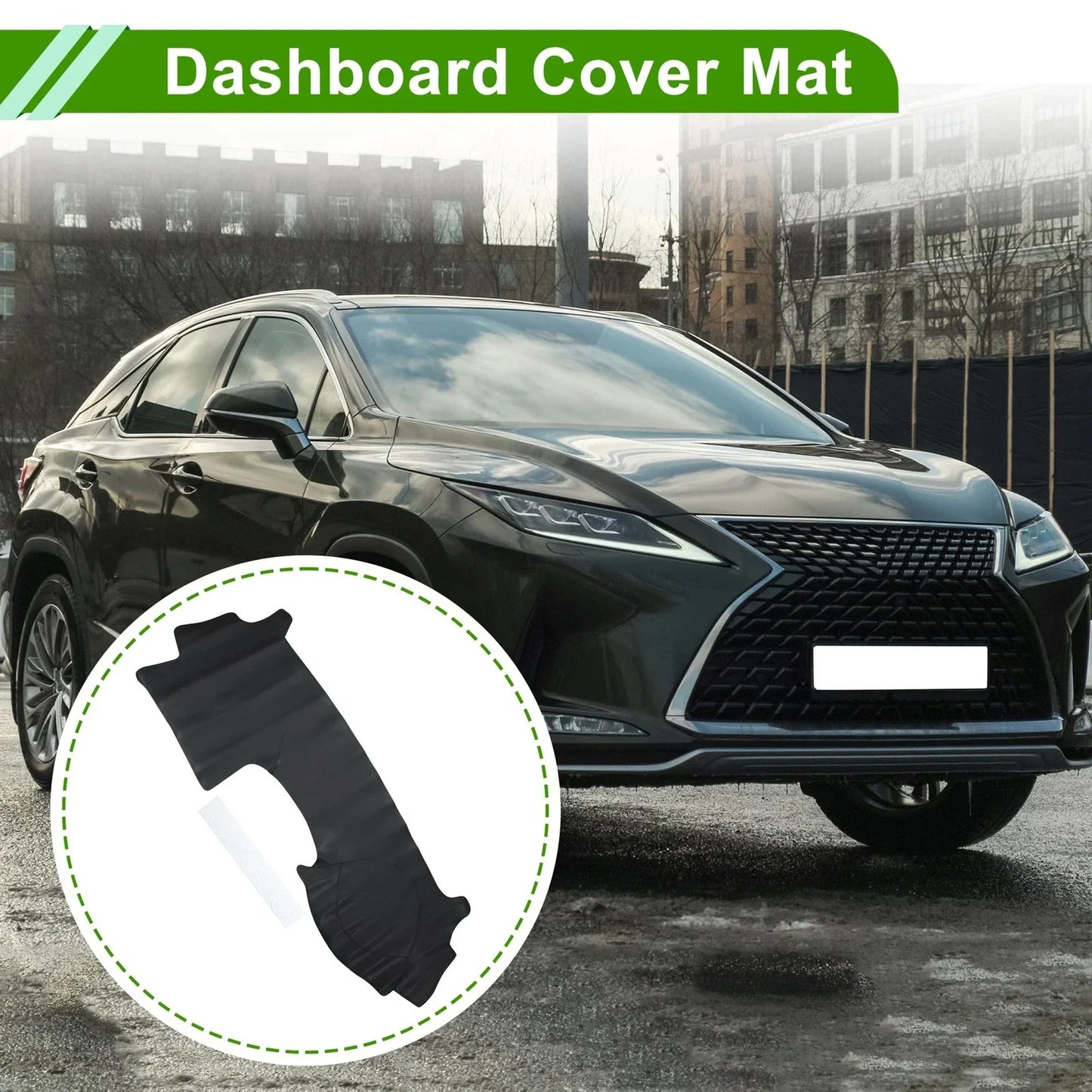 Dashboard Cover Mat for Lexus RX300 (1999-2003) - Black Dash Carpet