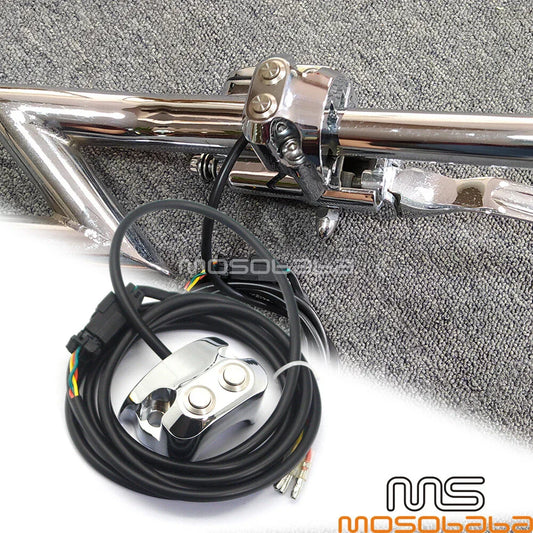 1'' Bar Air Ride Suspension Control Handlebar Switch for Harley Davidson