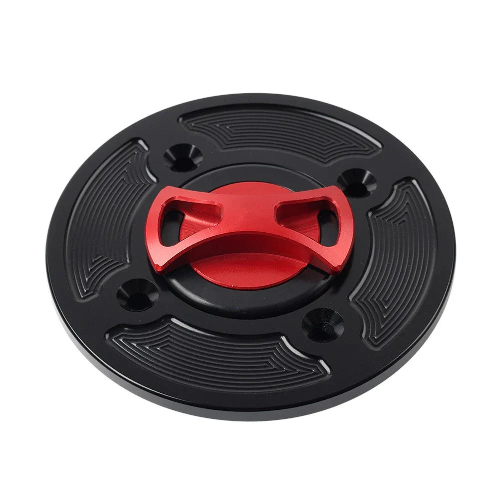 CNC Red Gas Fuel Tank Cap Cover for DUCATI Panigale V4/S/R (2018-2021)