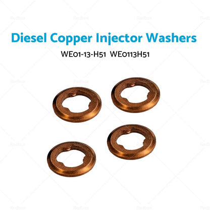 4 x Diesel Copper Injector Washers for Ford Ranger (2006-2011)