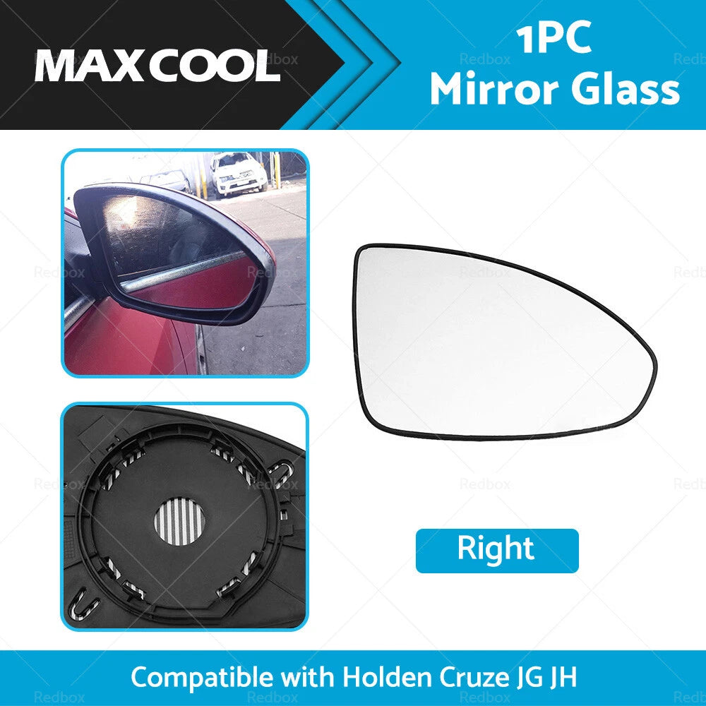 Driver Side Mirror Glass w/ Base for Holden Cruze JG JH (2009-2016)