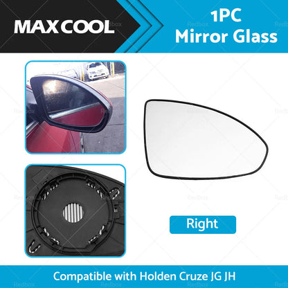 Driver Side Mirror Glass w/ Base for Holden Cruze JG JH (2009-2016)