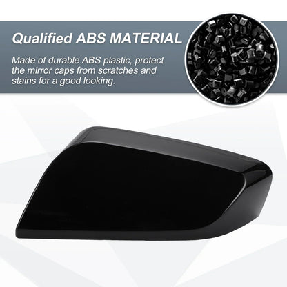 Gloss Black Left Side Rearview Mirror Cover for Chevrolet Impala (2014-2020)