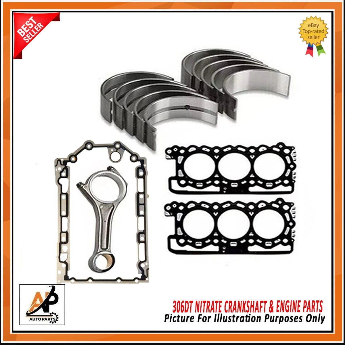 Crankshaft Rebuild Kit for Land Rover Range Rover Discovery 306DT 3.0 (1989–1994)