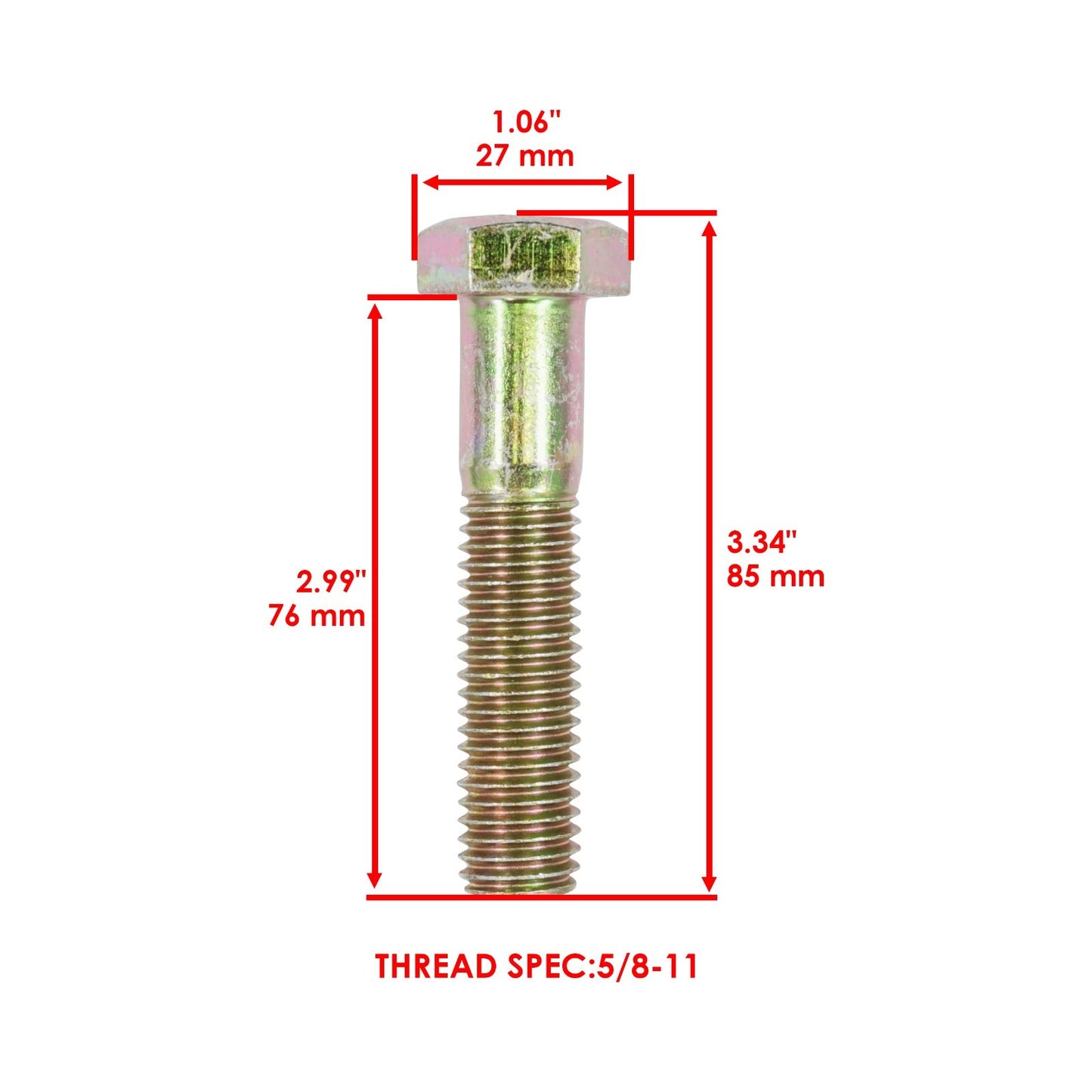 Deck Blade with Bolts for Hustler Z XR-7 Diesel Z Super Z XR-7 (2016–2024)