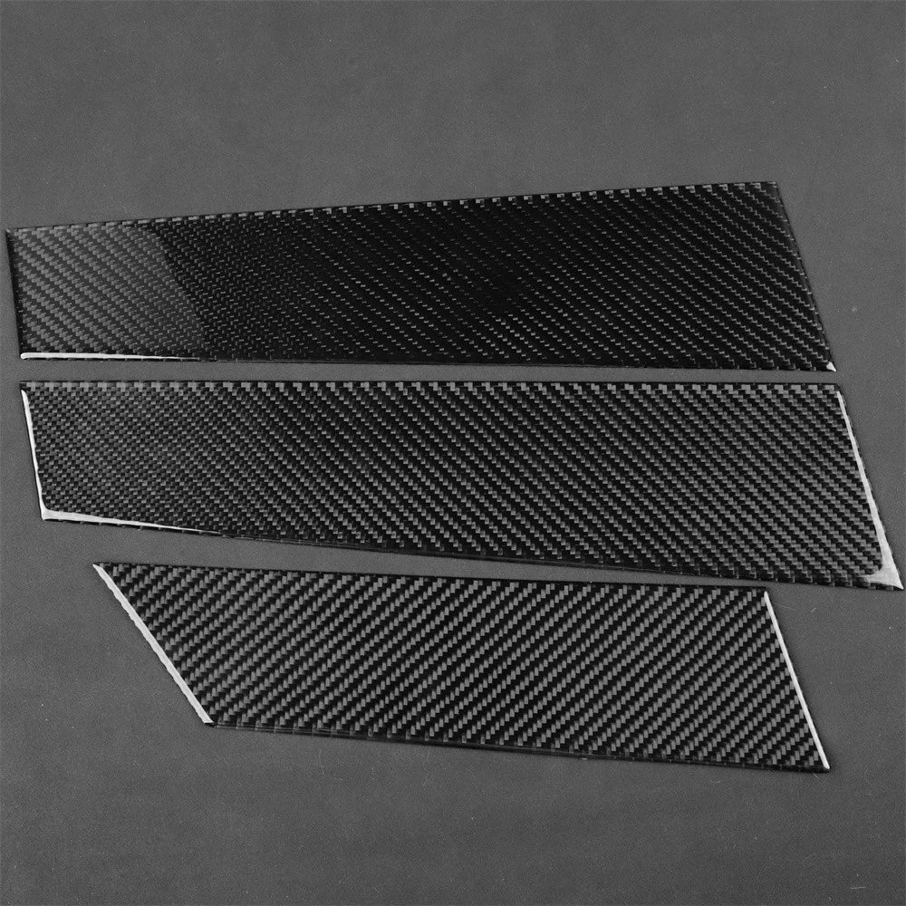 6 x Carbon Fiber Door Window B Pillar Cover Trim for BYD Seal (2022-2025)