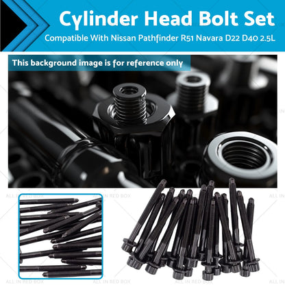 Cylinder Head Bolt Set for Nissan Pathfinder R51, Navara D22 D40 2.5L (2005-2015)