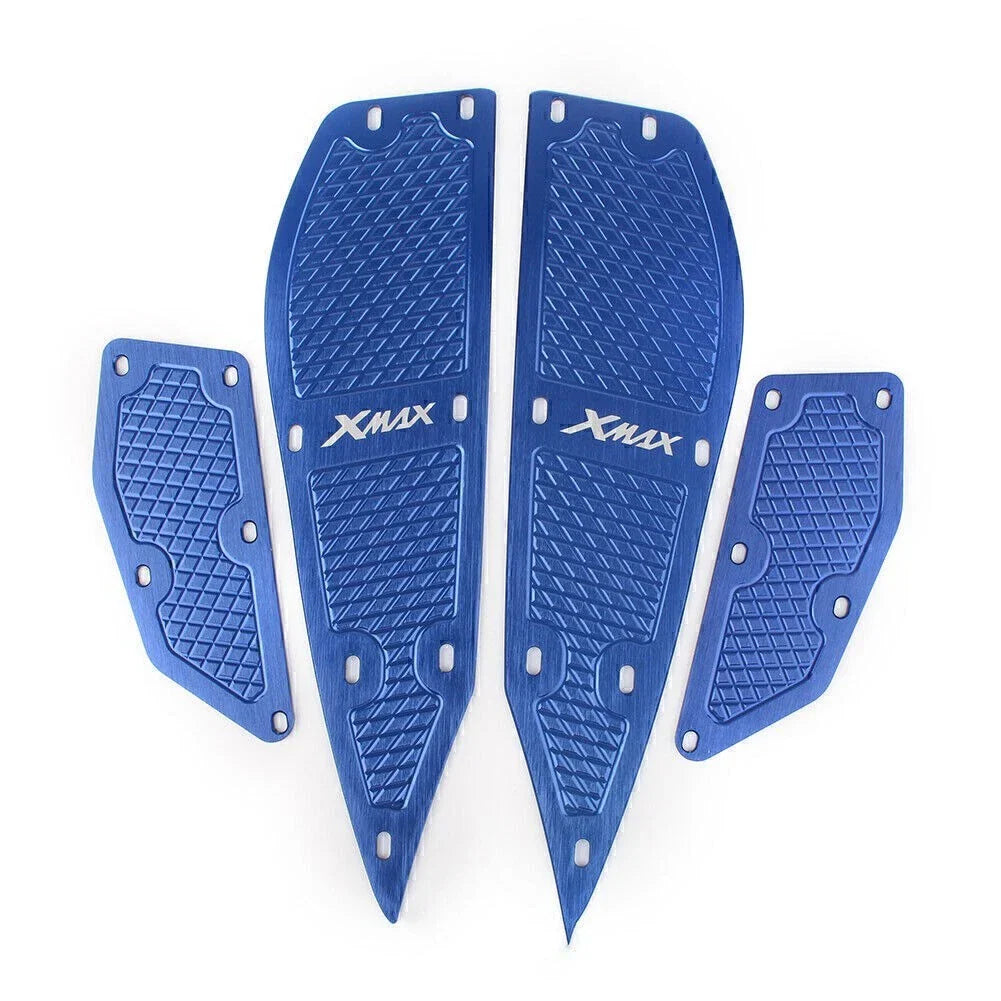 Footboard Step Footrest Plate for YAMAHA XMAX300 (2017-2018) Blue Motor