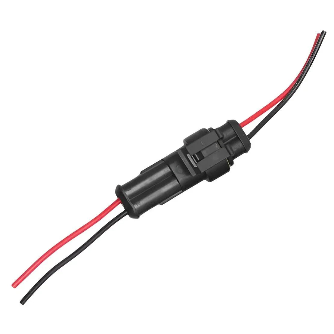 2 x Set Electrical Cable 2 Pin Connector Plug