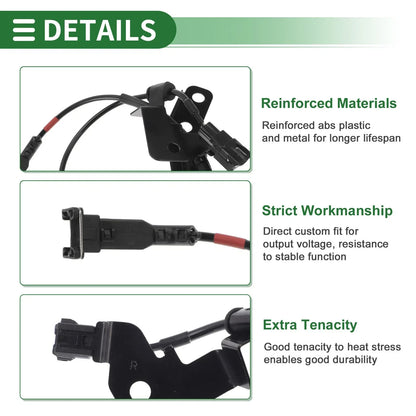 ABS Wheel Speed Sensor for Hyundai Santa Fe 2WD (2013-2018) - 1 x Right Rear