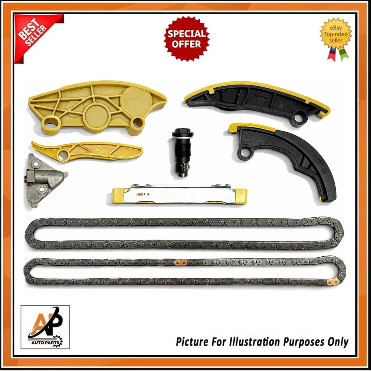 Engine Timing Chain Kit Replacement for Jaguar XF X260 2.0 Petrol (2017–2019)