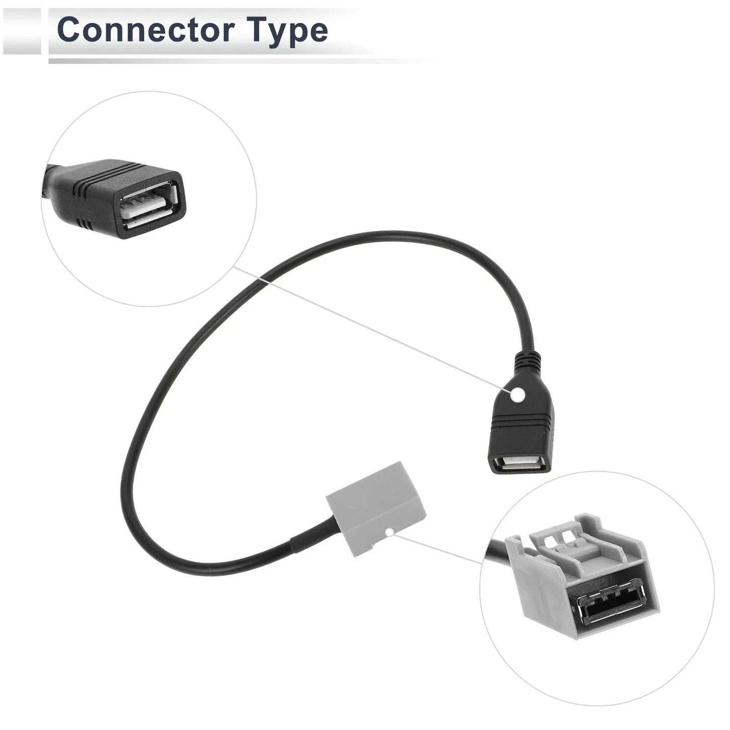 Audio Aux Adapter Cable for Honda Stereo Radio USB to MP3