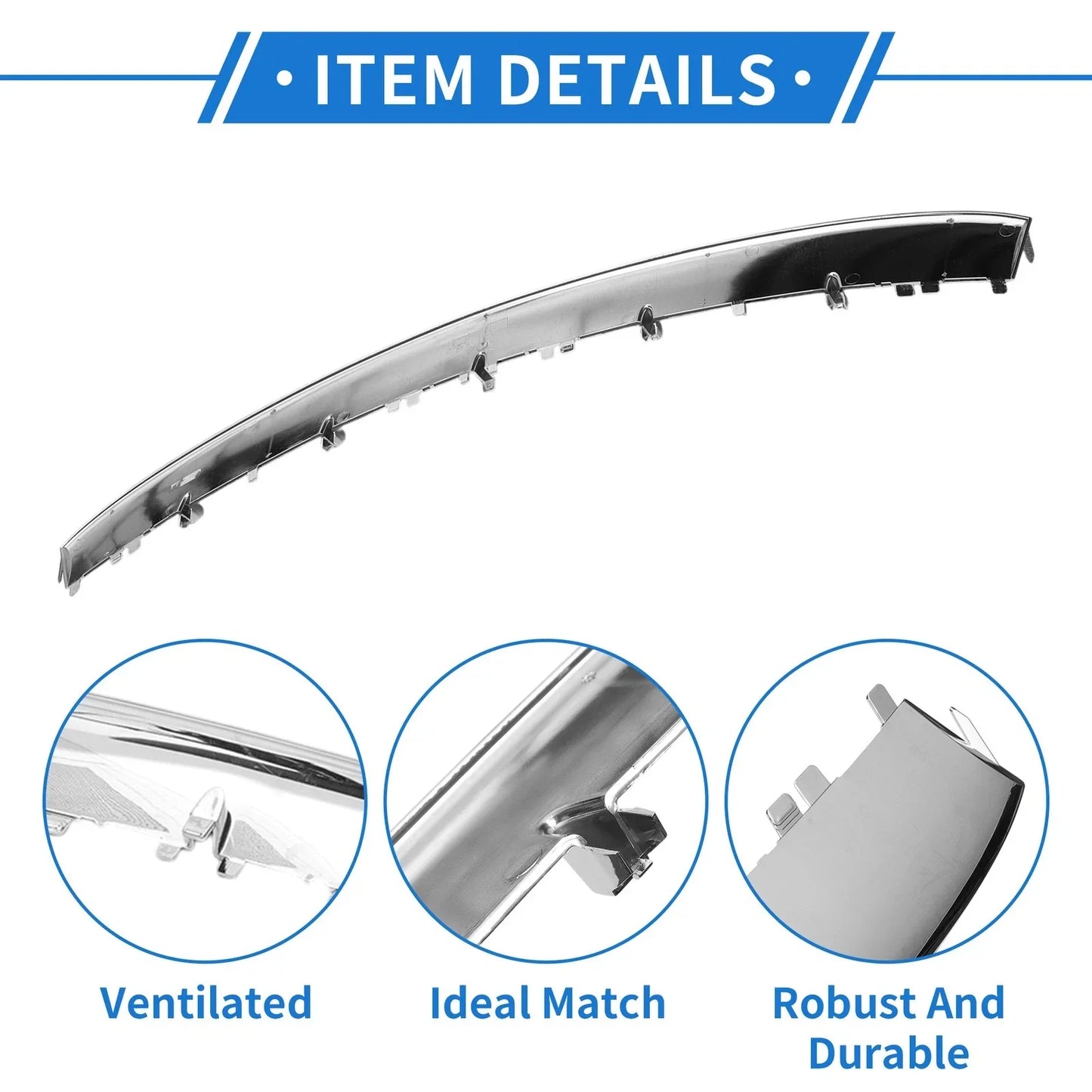 Rear Lower Center Bumper Grille Trim for Mercedes-Benz W117 CLA (2014-2016)