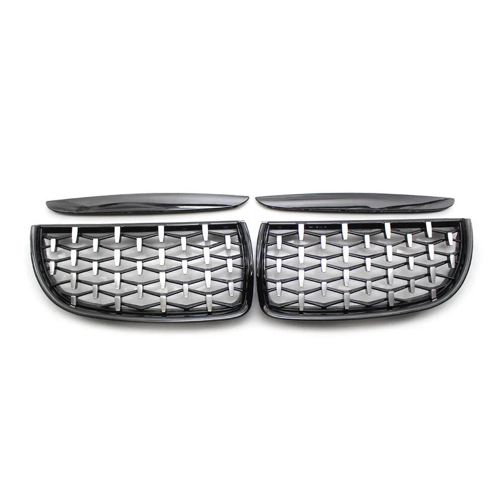 Black Frame & Chrome Grille for BMW E90 (2005-2008)