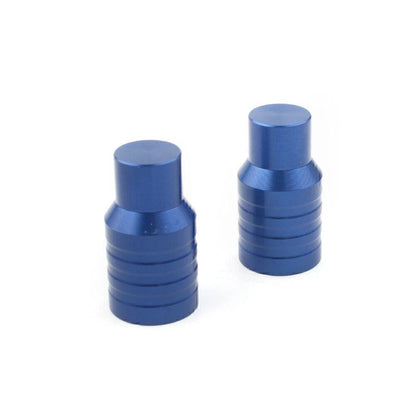 Blue Valve Stem Caps for Motorcycle, Car, Trucks - Universal Wheel Covers