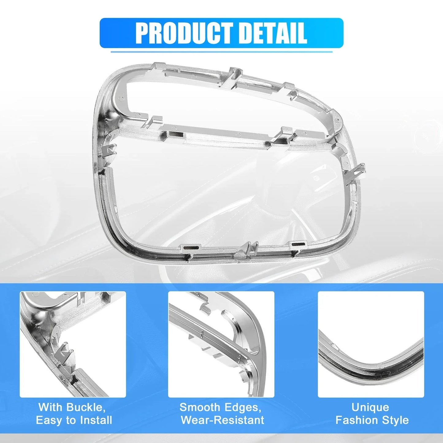 Chrome Shifter Trim Cover for Mercedes Benz C240 CLK500 (2001-2005)