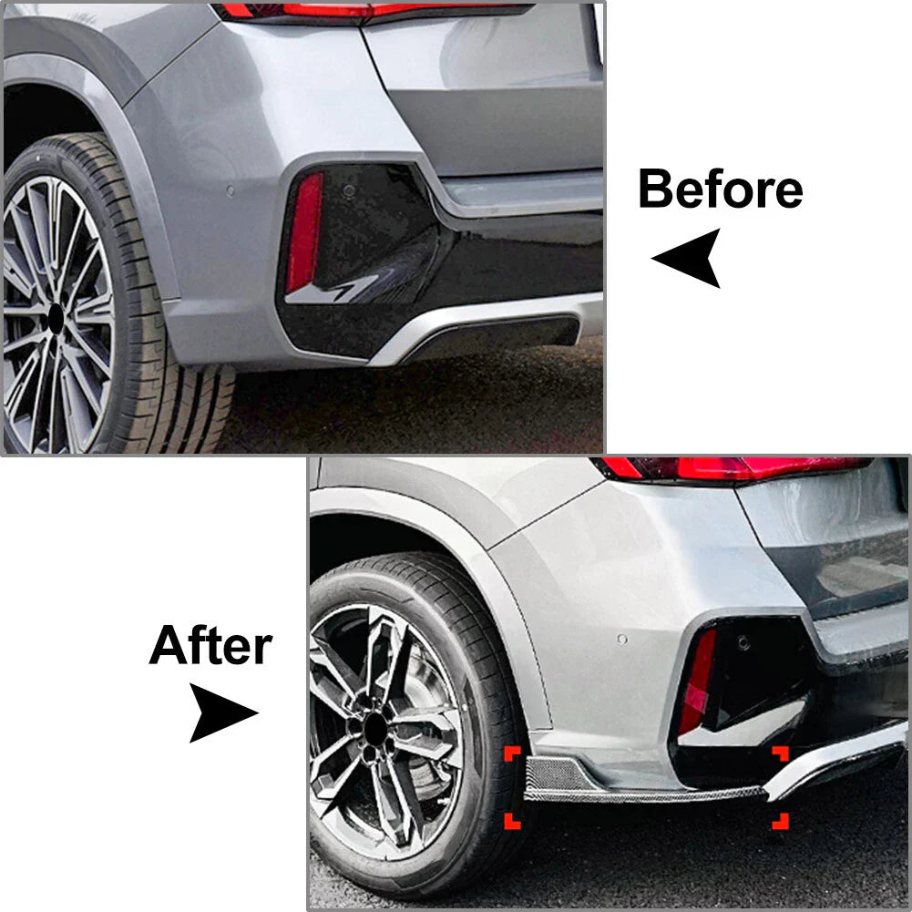 Rear Bumper Side Corner Spoiler for BMW X1 U11 U12 IX1 M Sport (2023-2024)