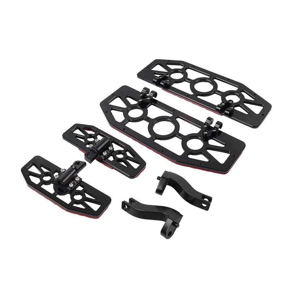 Front Floorboard & Rear Foot Pegs with Mounts for Harley Touring (93-23)