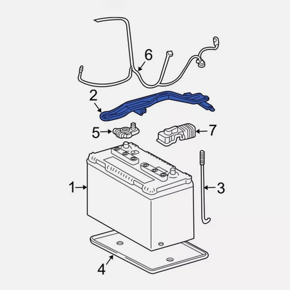 Battery Hold Down Clamp for Toyota 4Runner, FJ Cruiser, Lexus Prado