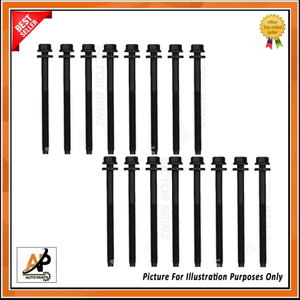 Engine Head Bolts Set for Jaguar S Type V6 3.0 (AJV6) (1999–2008)