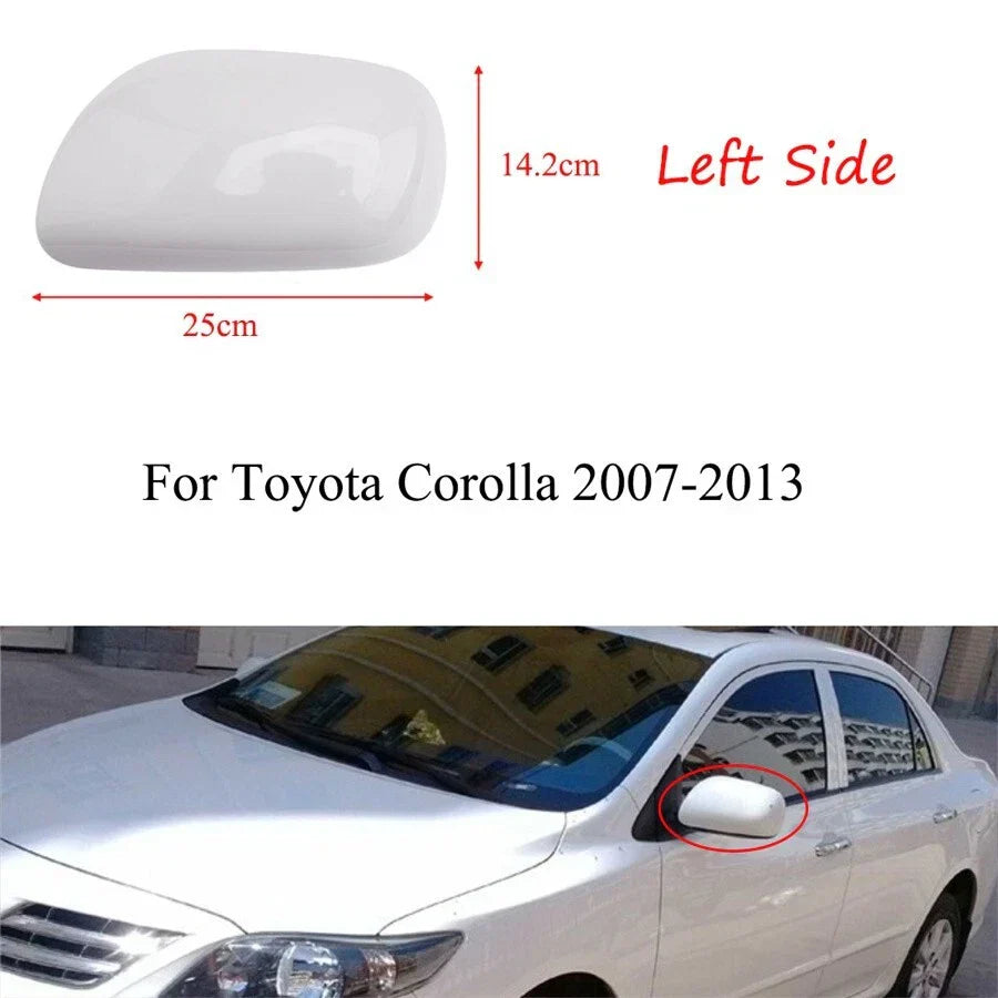 Durable Left Driver Side Rearview Mirror Cover for Toyota Corolla (2007-2013)