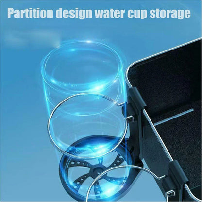 Multifunctional Armrest Storage Box for Universal Car - Cup Holder (Fits Most)