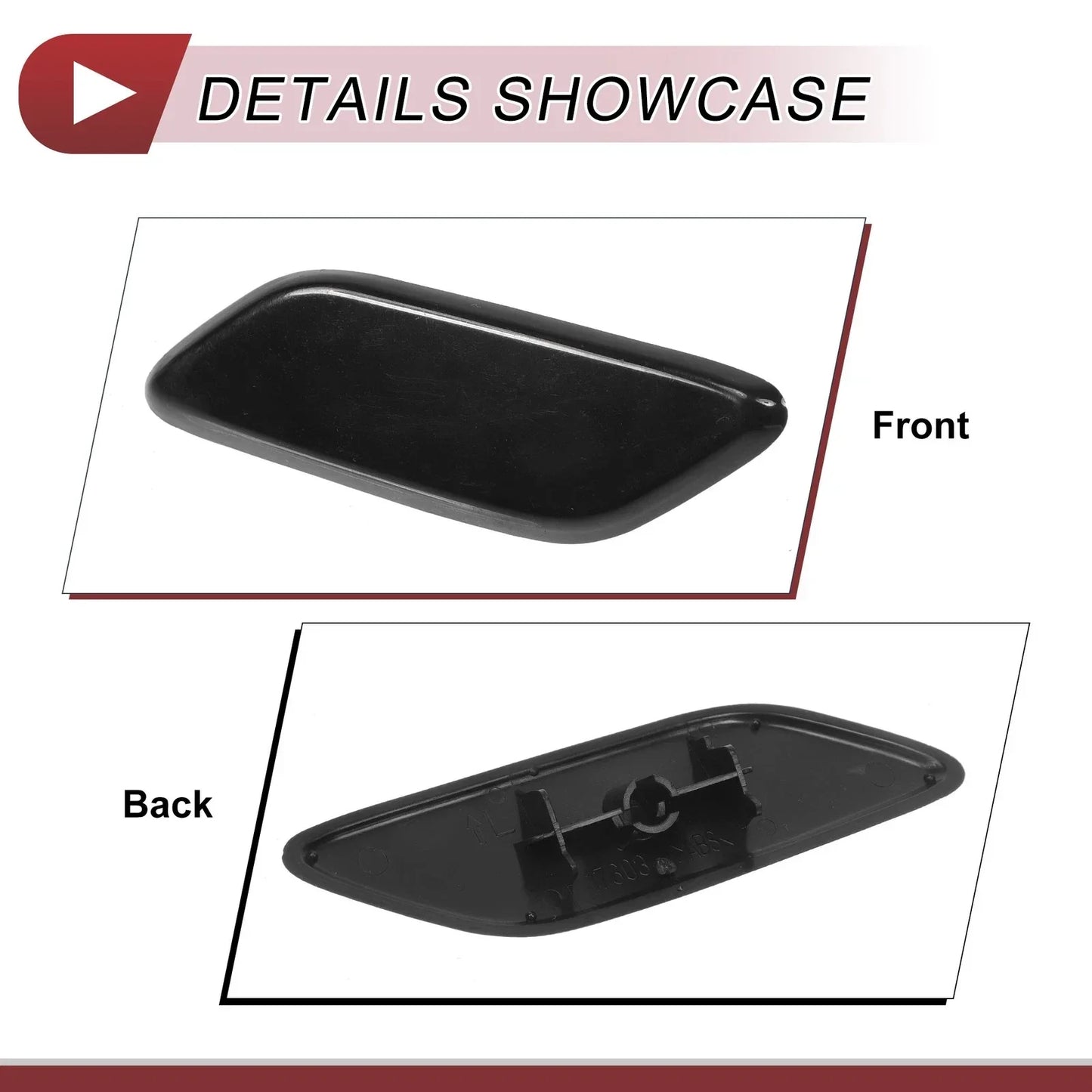 Front Left Washer Nozzle Cover for Honda CR-V MK3 Facelift (2009-2011)