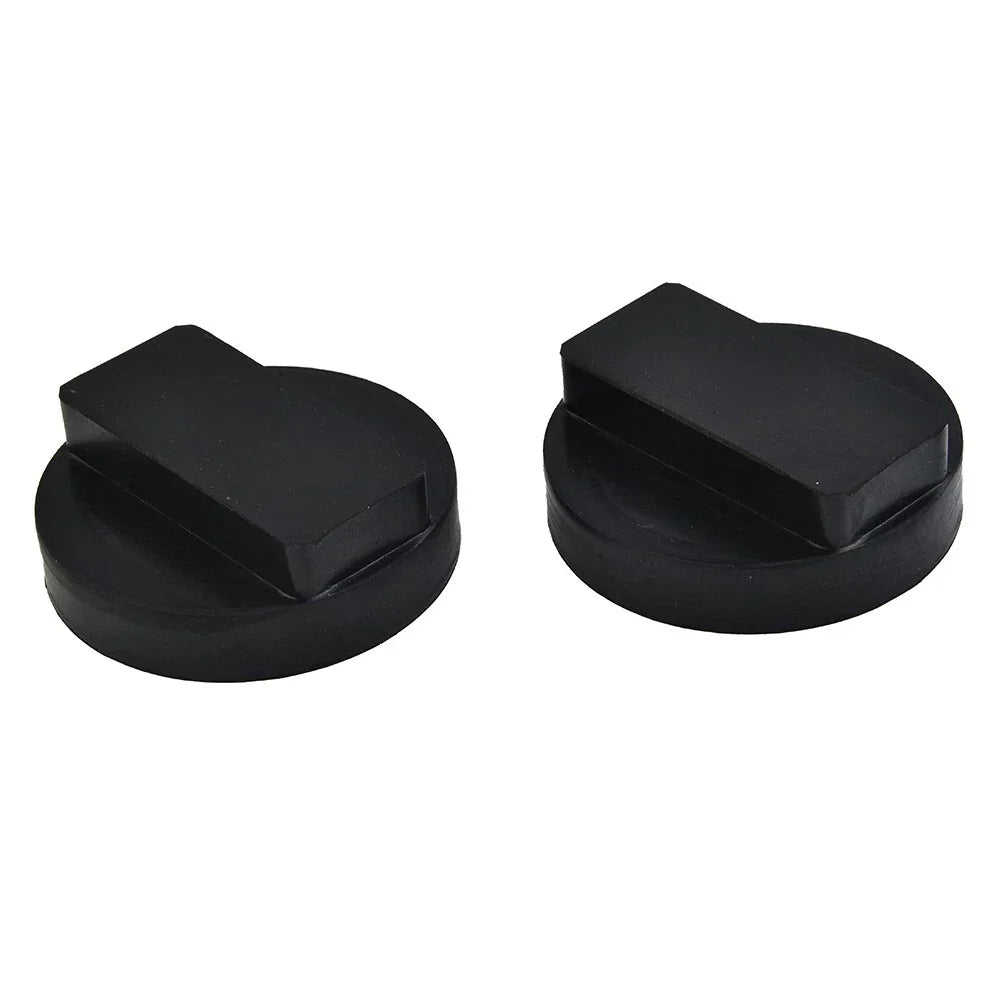 2 x Rubber Jacking Point Pad Adaptor Black for BMW 3/4/5 Series