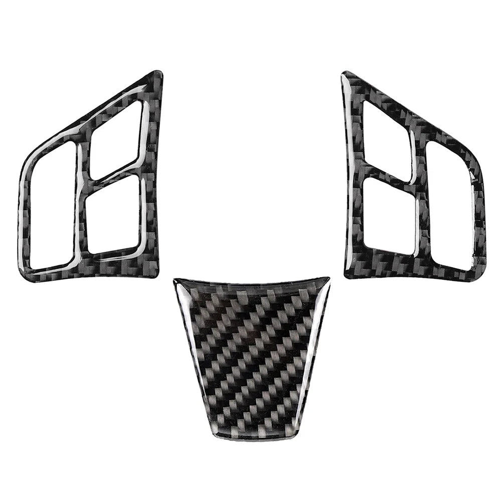 3 Pcs Steering Wheel Cover Trim for BMW 3 Series E90 E91 E92 E93 E95 (2005-2012)