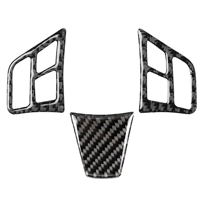 3 Pcs Steering Wheel Cover Trim for BMW 3 Series E90 E91 E92 E93 E95 (2005-2012)