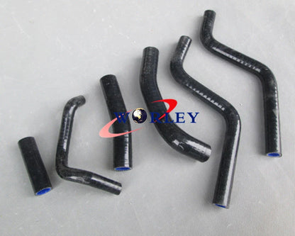 BLACK Silicone Radiator Hose for Honda CR250R (1988-1991)