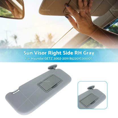 Right Side Sun Visor Gray for Hyundai Getz (2002-2011)