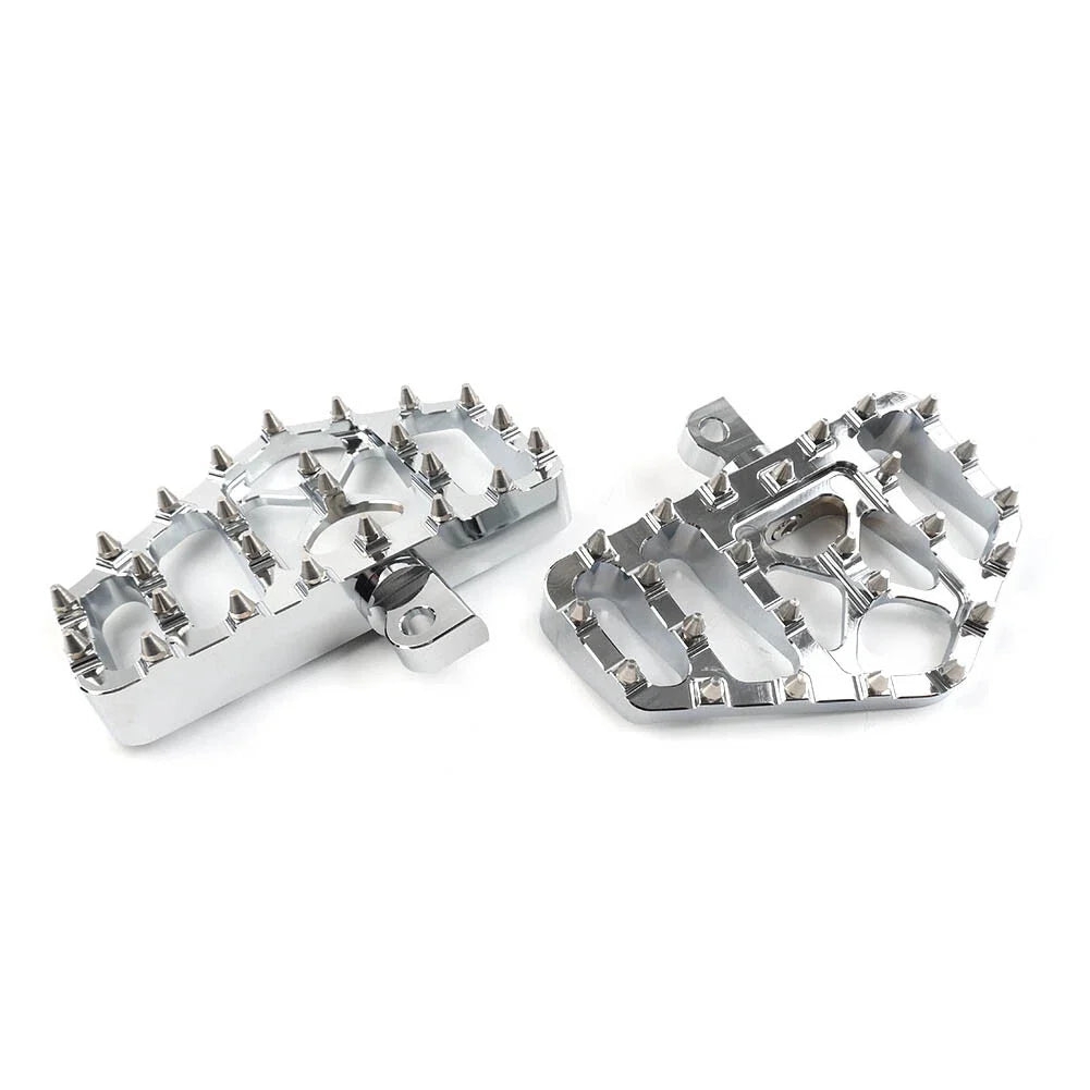 Wide MX Style Foot Pegs for Harley Touring Sportster Softail Dyna