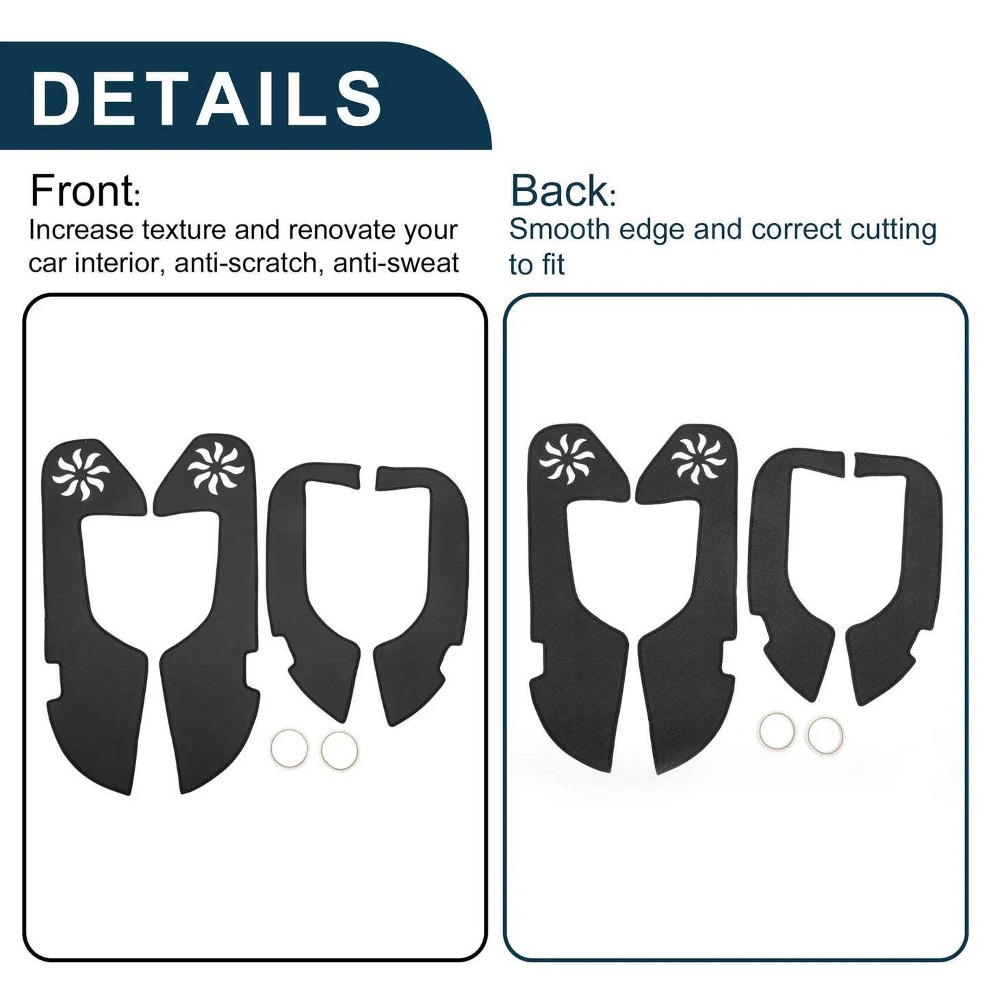 Car Door Anti Kick Pad Protector for Lexus ES ES350 ES300h ES250 (2021)