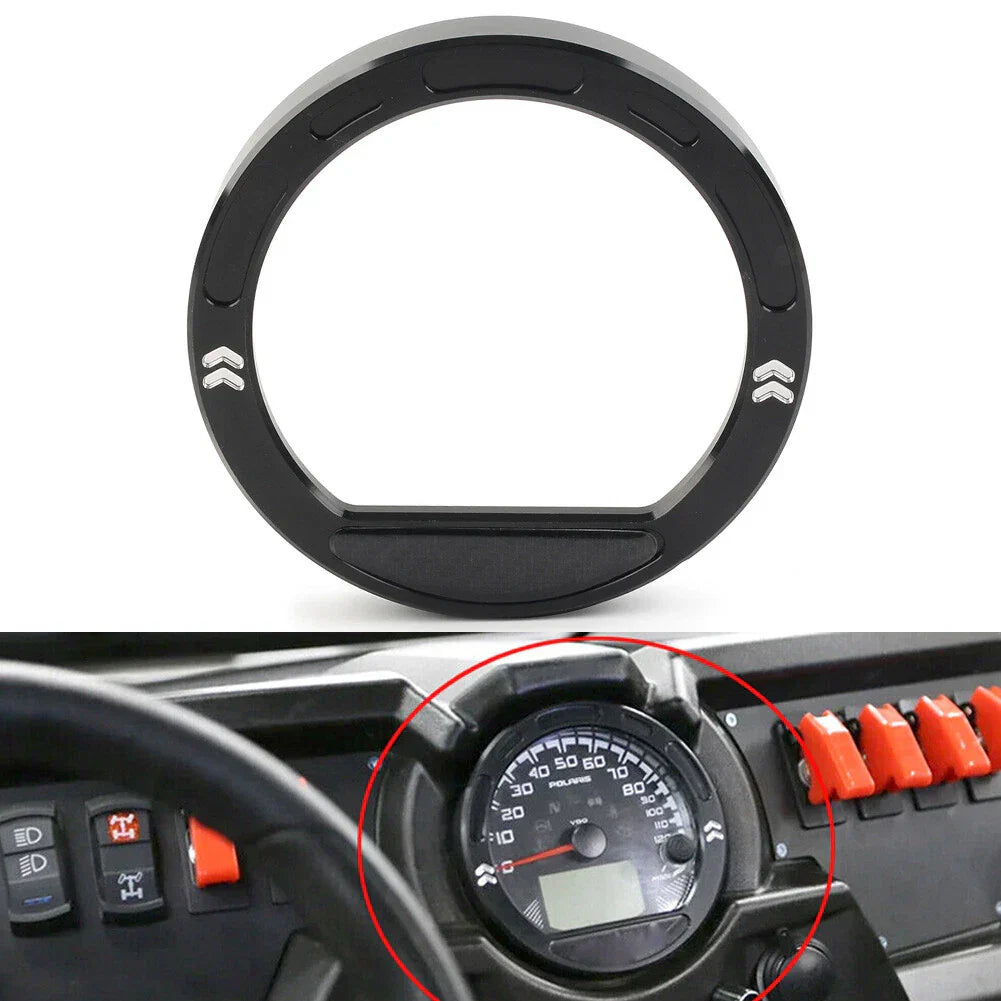 Billet Aluminum Speedometer Bezel for Polaris RZR 570 800 900 1000 (2010-2023)