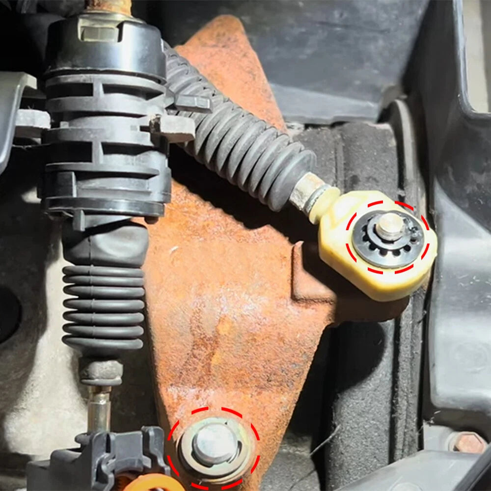 Gear Shift Lever Cable Linkage Bushing Replacement with Clip for Ford Cougar (1998–2001)