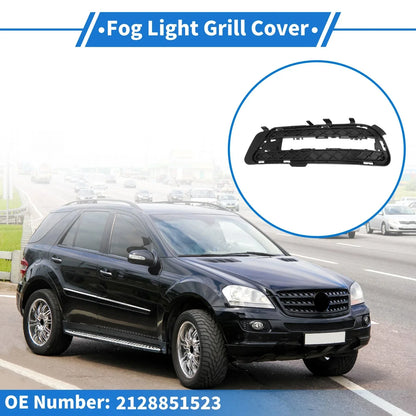 Front Left Fog Light Grill for Mercedes-Benz E350 (2009-2016) Black