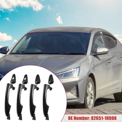Door Handle Set for Hyundai Accent (2010-2017) - Front & Rear Replacement