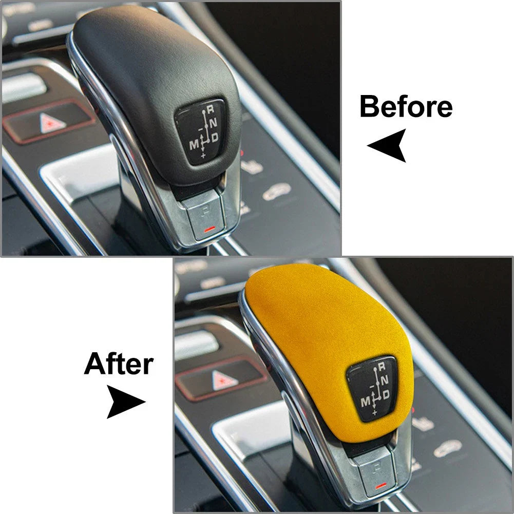 Center Console Gear Shift Knob Cover Trim for Porsche Cayenne (2018-2025)