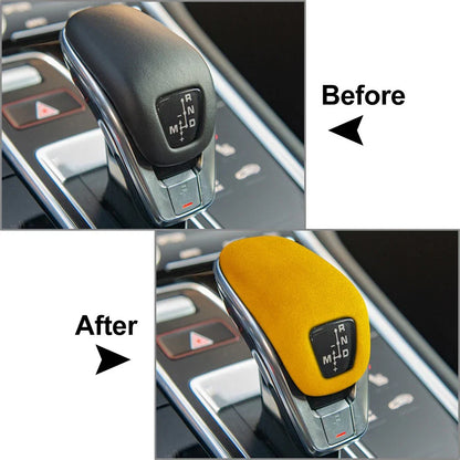 Center Console Gear Shift Knob Cover Trim for Porsche Cayenne (2018-2025)
